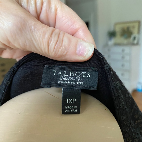 TALBOTS Sequin Tank - Size 1XP - Picture 2 of 4